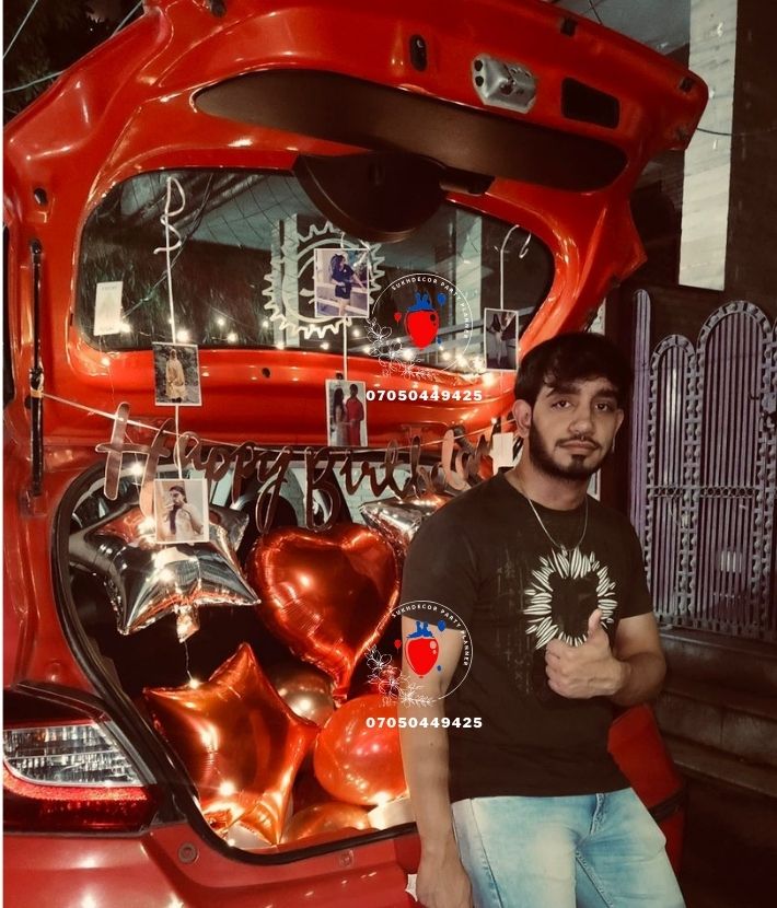 Car Dikki/Boot Balloon Decoration In Delhi NCR