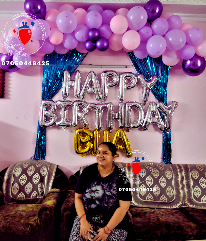 Happy Birthday Balloon Decoration In Delhi NCR